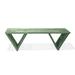 Arlmont & Co. Corralitos Eco-Friendly Wooden Outdoor Bench Wood/Natural Hardwoods in Gray/Green/Brown | 17 H x 54 W x 16 D in | Wayfair