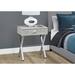 Ebern Designs Suffolk Accent Table Side, End, Nightstand, Lamp, Storage Drawer, Living Room, Bedroom, Metal Wood in Gray/Brown | Wayfair