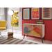 Mercury Row® Duffy 2 Door Accent Cabinet Wood in Red/Orange/Pink | 27.36 H x 35.43 W x 13.78 D in | Wayfair MCRW6662 43864555