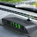 Horloge Numérique Interne de Voiture avec Batterie spatirée Accessoire de Décoration Solaire 6224