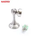 NAIERDI-Butoir de porte magnétique en acier inoxydable support de butée de porte loquet de sol