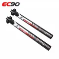 EC90 – tige de selle de vélo en fibre de carbone 3K Tube de selle ultraléger pour cyclisme sur