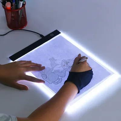 Planche à dessin LED pour enfants tablette de peinture à intensité variable tapis lumineux jeu
