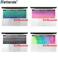 Juste de protection pour clavier en silicone souple compatible avec le nouveau Macbook Pro 13 15