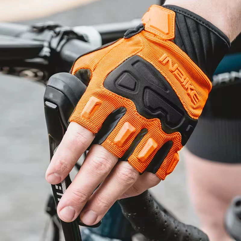 INBIKE 2023 nouveauté gants de vélo vtt été demi doigt gants de cyclisme pour hommes femmes respirant Sport gants de vélo MH010