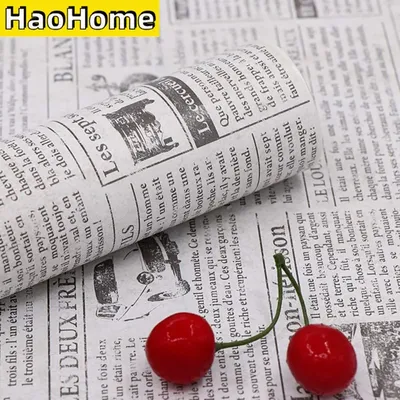 HaoHome-Papier Peint Auto-Adhésif pour Décor de Dortoir Papier de Contact Imperméable Peel and