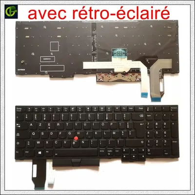 Clavier rétro4.2 français pour Lenovo ThinkSub E580 L580 L590 P52 P72 E590 E585 E595 T590