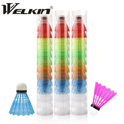 Volants de badminton colorés IkNylon grande durabilité sports d'intérieur et d'extérieur