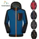 NUONEKO – veste de randonnée Softshell pour hommes coupe-vent imperméable Sports de plein air