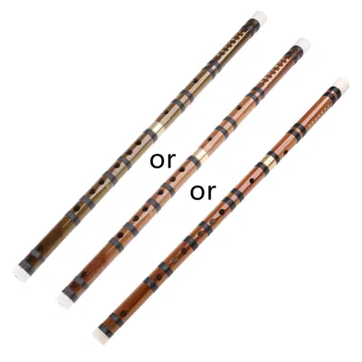 Flûte en bambou Instrument de musique traditionnel chinois populaire fait à la main clé en D
