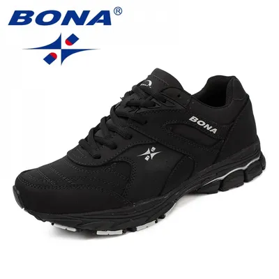 BONA – chaussures de course légères et confortables pour hommes baskets d'athlétisme à lacets et de