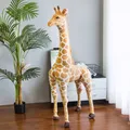 Jouets en peluche girafe angiReal Life pour enfants animaux en peluche poupées douces pour