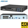 Ultra HD 4k Détection facial camera video surveillance NVR POE 8mp de vidéosurveillance