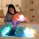 1 pc 50 cm lumineux chien en peluche poupée coloré LED lumineux chiens enfants jouets pour fille