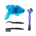 Kit de brosses pour nettoyage et lavage de la chaîne du vélo de montagne outil nettoyant portable