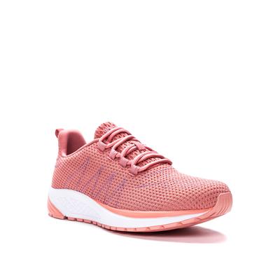 Wide Width Women's Tour Knit Sneaker by Propet in Dark Pink (Size 6 1/2 W)