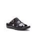 Wide Width Women's Gertie Sandals by Propet in Black (Size 8 W)