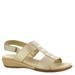 Easy Spirit Hazel - Womens 10 Gold Sandal Medium