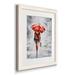 Mercer41 City Shopping III - Picture Frame Painting Print on Paper in Gray/Red | 24 H x 18 W x 1.5 D in | Wayfair ED972E433BBC43239B2BDE2252A5478F