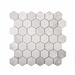 Tile Club 1.9" x 1.9" Marble Honeycomb Mosaic Wall & Floor Tile in White | 1.9 H x 1.9 W x 0.312 D in | Wayfair WFBL8801CAA