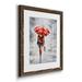 Mercer41 City Shopping III - Picture Frame Painting Print on Paper in Gray/Red | 24 H x 18 W x 1.5 D in | Wayfair 4ED4DB74A04F4A65B686D707A9DFF855