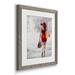 Mercer41 City Shopping II - Picture Frame Painting Print on Paper in Gray/Red | 20 H x 17 W x 1.5 D in | Wayfair B48B5ECBC1FC48D4BD35A6AF6DF0B3EA