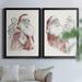 The Holiday Aisle® Ready for Christmas - 2 Piece Painting Print Set Canvas in Gray/Green/Red | 36.5 H x 53 W x 1.5 D in | Wayfair