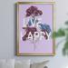 Winston Porter Live Happy by J Paul - Picture Frame Textual Art Print on Canvas Canvas, in Blue/Indigo/Pink | 24.5 H x 18.5 W x 1.5 D in | Wayfair