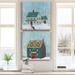 The Holiday Aisle® Home for Christmas - 2 Piece Wrapped Canvas Painting Print Set Metal in Blue | 40 H x 80 W x 1 D in | Wayfair