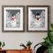 The Holiday Aisle® Festive Snowman I - 2 Piece Painting Print Set Paper in Gray/Red/White | 20 H in | Wayfair EDD4BF5443C2484F84C18C61E7E74152