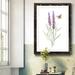 August Grove® Wildflower Botanical I - Picture Frame Painting Print on Paper in Green/Indigo | 31.5 H x 23.5 W in | Wayfair