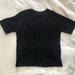 Zara Tops | Long, Black, Short Sleeved T-Shirt | Color: Black | Size: S