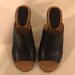 J. Crew Shoes | J. Crew Factory Leather Mules | Color: Black | Size: 9