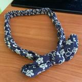 Urban Outfitters Accessories | Gorgeous Bow Headband | Color: Blue/White | Size: Os