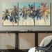 IDEA4WALL Vintage Tropical Palm Trees on a Beach - 3 Piece Wrapped Canvas Photograph Print Set Canvas in White | 36 H x 72 W x 1.5 D in | Wayfair