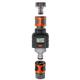 Gardena Water Flow Meter, Black|Grey|red