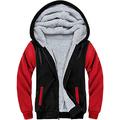 SwissWell Men's Fleece Jacket Windproof Thick Warm Active Coat Full Zip Fleece Outdoors Countrywear Pullover for Man Sweatshirt Top Hoodie with Pockets in Premium Quality