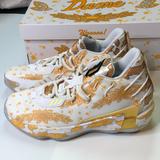 Adidas Shoes | Adidas Ric Flair Nature Boy’s Basketball Shoes 8.5 | Color: Gold/White | Size: 8.5