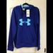 Under Armour Tops | Ladies Nwt Under Armour Hooded Sweatshirt | Color: Blue | Size: L