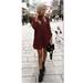 Zara Dresses | Nwt Zara Size M Ruffle Animal Print Ruffle Dress | Color: Black/Red | Size: M