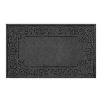 Water & Dirt Shield Fleur-de-Lis Door Mat - Camel, 23" x 35" - Frontgate