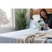 Full Medium 8" Foam Mattress - SaniSnooze Moon Two-Sided | 74 H x 53 W 8 D in Wayfair MOON54758