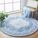 Blue/Gray 72 x 0.43 in Indoor Area Rug - Safavieh Oriental Handmade Tufted Area Rug Polyester/Cotton | 72 W x 0.43 D in | Wayfair CLV206M-6R