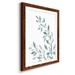 Gracie Oaks Blue Botanical Wash I - Picture Frame Painting Print on Paper in Gray/Green/White | 37.5 H x 27.5 W x 1.5 D in | Wayfair