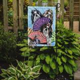 Red Barrel Studio® Graziello Bichon Frise Girls Do It Better 2-Sided Polyester 1 x 0.11 ft. Garden Flag in Gray | 15 H x 11.5 W in | Wayfair