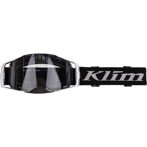 Klim Edge Motocross Brille, silber
