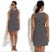 Madewell Dresses | Madewell Striped Dress - Size M | Color: Black/White | Size: M