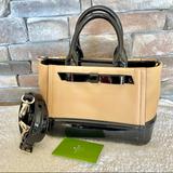 Kate Spade Bags | Kate Spade Handbag With Black Bow | Color: Black/Tan | Size: Os