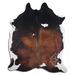 Brown 84 x 72 x 0.25 in Area Rug - Loon Peak® Natural Hair Handmade Cowhide Area Rug Cowhide | 84 H x 72 W x 0.25 D in | Wayfair