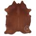 Brown 72 x 0.25 in Area Rug - Loon Peak® Natural Hair Handmade Cowhide Area Rug Cowhide | 72 W x 0.25 D in | Wayfair